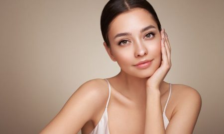 Portrait,Beautiful,Young,Woman,With,Clean,Fresh,Skin.,Model,With